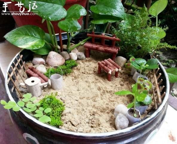 迷你微型花园制作教程 迷你微型花园制作教程