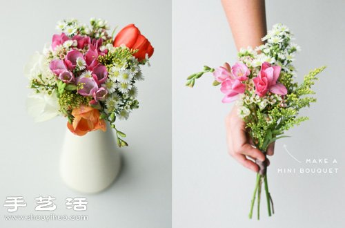 唯美插花手工DIY图解教程 唯美插花手工DIY图解教程