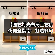 【园艺灯光布局工艺优化完全指南：打造梦幻花园的15个核心技法】（图3）