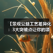 【景观公益工艺差异化：3大突破点让你的项目脱颖而出】（图2）