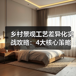 乡村景观工艺差异化实战攻略：4大核心策略让项目溢价87%（图2）