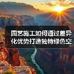 园艺施工如何通过差异化优势打造独特绿色空间？（图4）