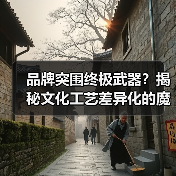 品牌突围终极武器?揭秘文化工艺差异化的魔力(图3) 品牌突围终极武器?揭秘文化工艺差异化的魔力(图3)